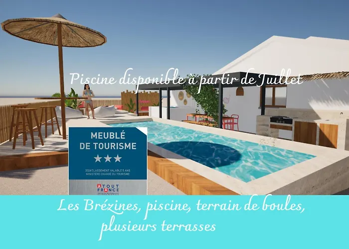Les Brezines - Maison Clim Terrasse Piscine Au Coeur De Mus Maisoncarreeconciergerie