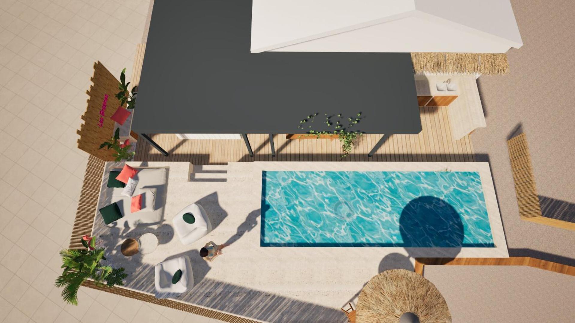 Ferienhaus Les Brezines - Maison Clim Terrasse Piscine Au Coeur De Maisoncarreeconciergerie *