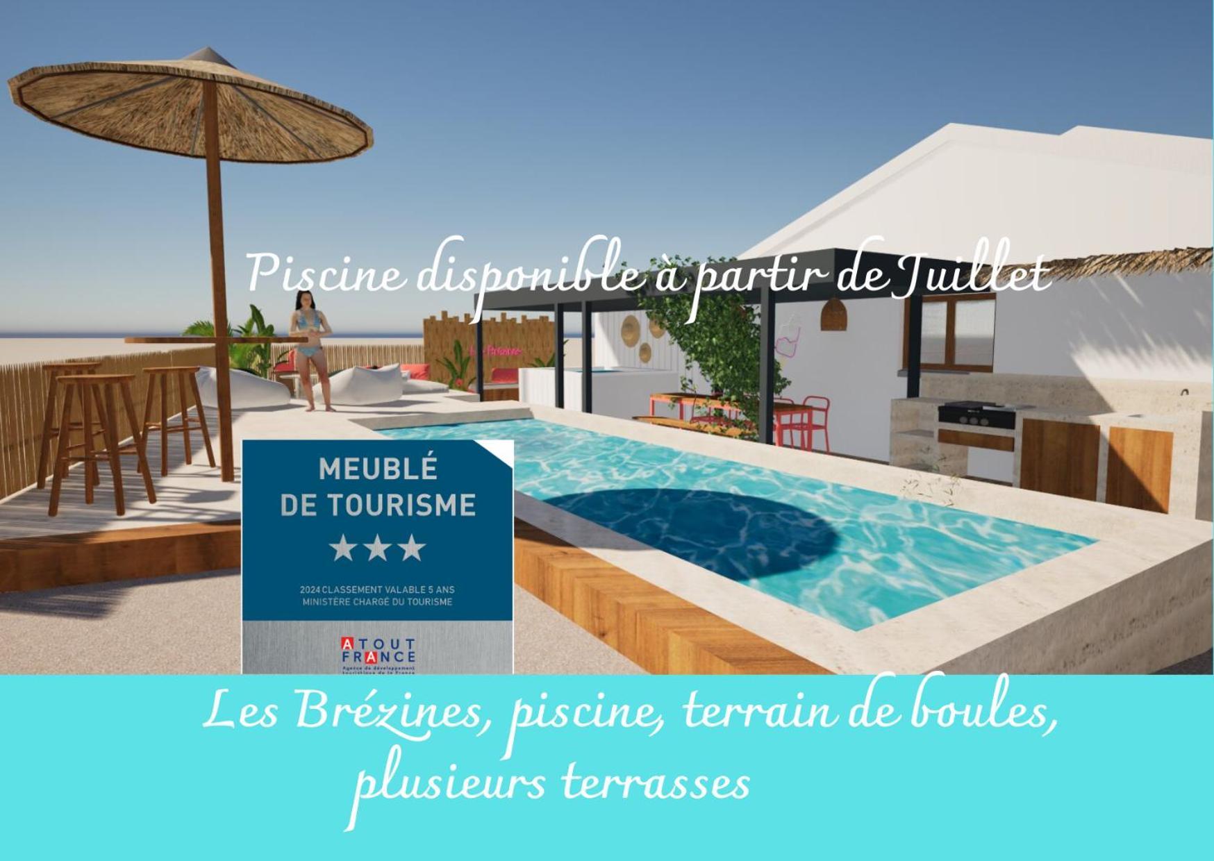 Les Brezines - Maison Clim Terrasse Piscine Au Coeur De Maisoncarreeconciergerie
